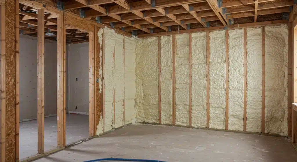 Premier spray foam insulation installation
